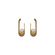 Brinco Hoop Style Ouro Vintage